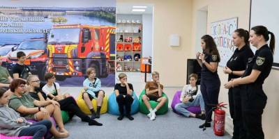 У Запоріжжі пройшов урок у класі безпеки: дітлахам розповіли, як поводитись у разі тривоги