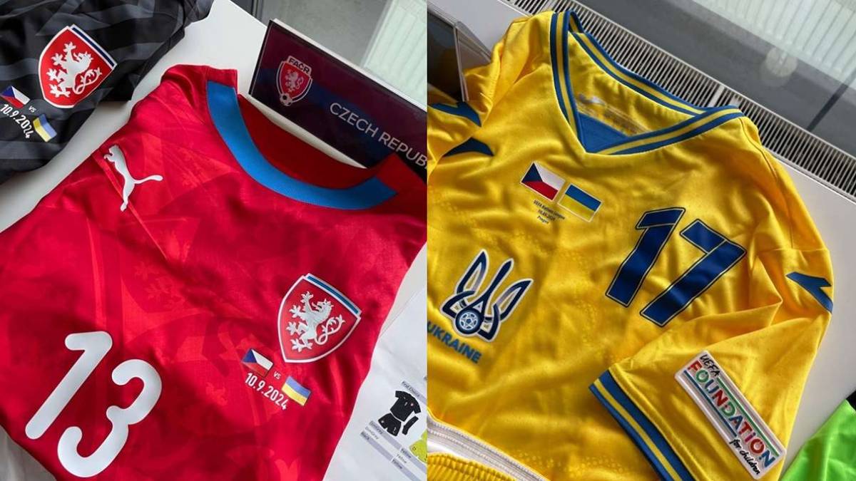 Ліга націй. Збірні Чехії та України визначилися з комплектами ігрових форм на сьогоднішній матч
