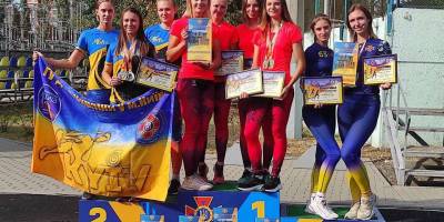Бронзові призери з пожежно-прикладного спорту: збірна Запоріжжя ДСНС