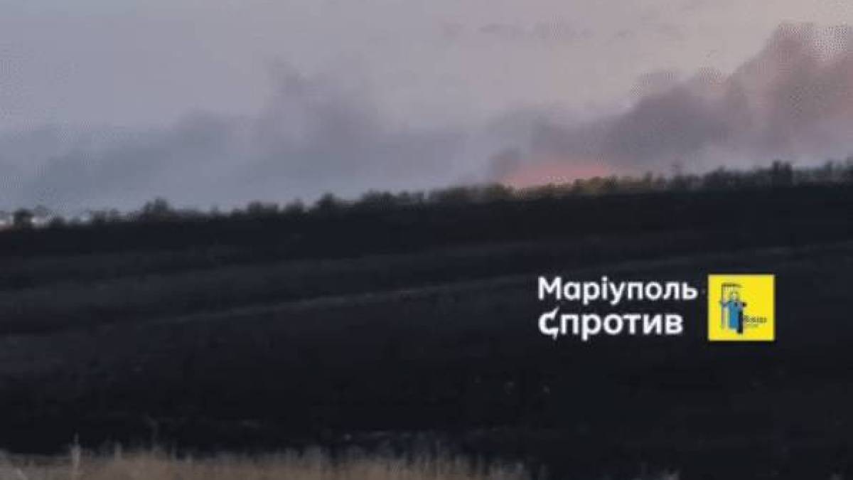 Наслідки вдалої роботи по позиціям ворога під Маріуполем