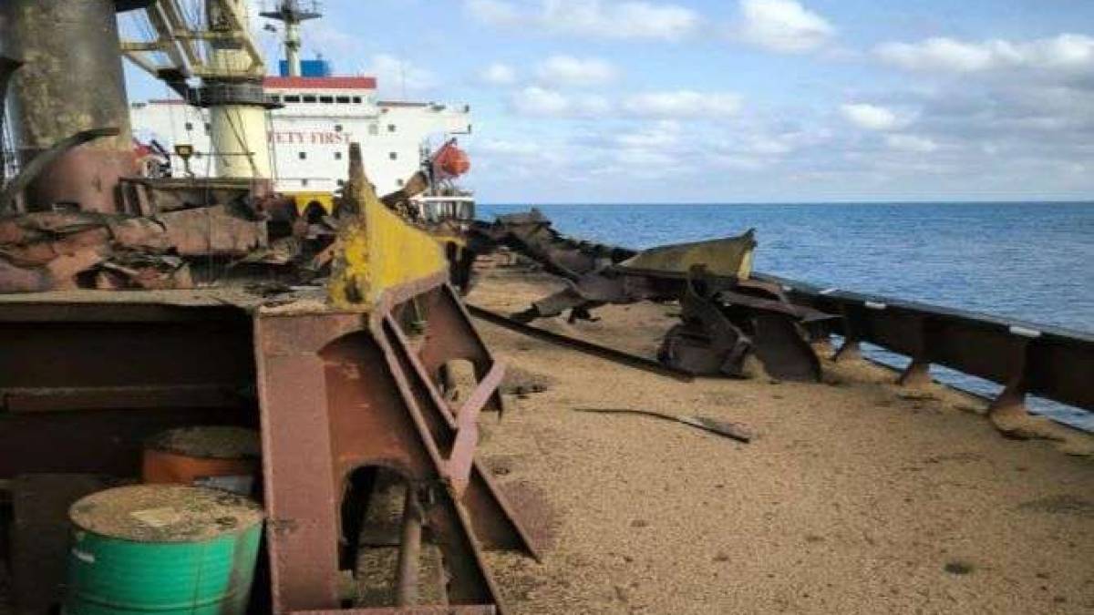 росія завдала удару в Чорному морі по цивільному судну, що везло пшеницю до Єгипту