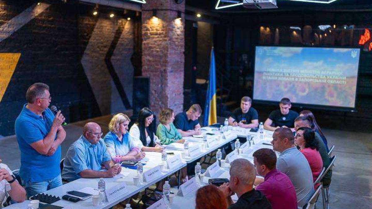 Міністр агрополітики та продовольства України обговорив питання аграрного сектору Запорізького регіону