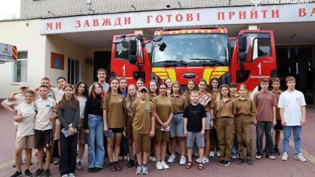 Активісти дитячого руху «Байда» навчалися безпеці на інтерактивному уроці в класі безпеки — фото