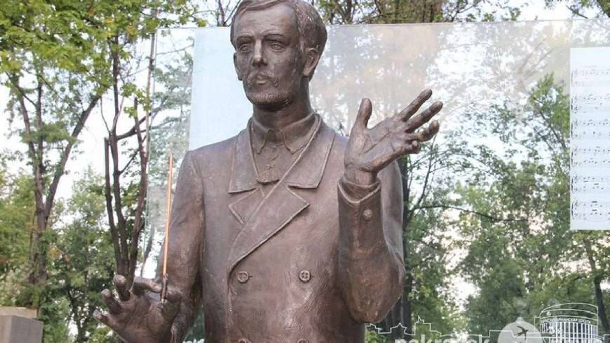 Пам’ятник Миколі Леонтовичу перевезуть із Покровська до Вінниці