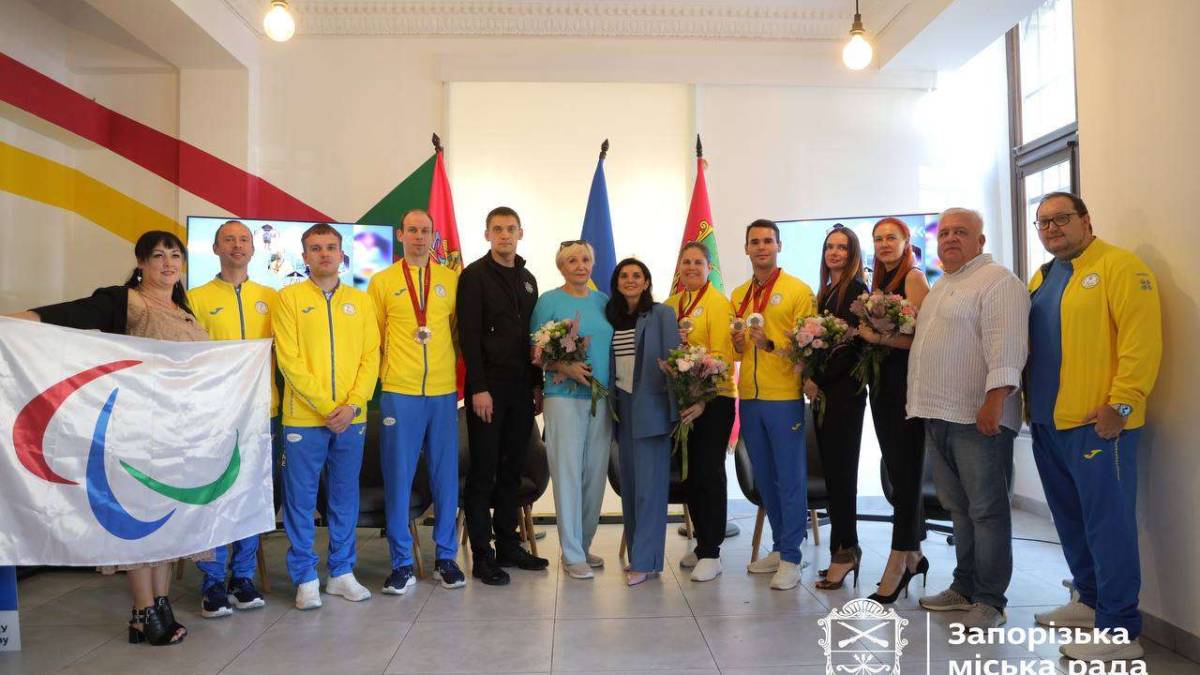 Запорізькі паралімпійці та їхні тренери відзначені за спортивні досягнення