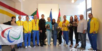Запорізькі паралімпійці та їхні тренери відзначені за спортивні досягнення