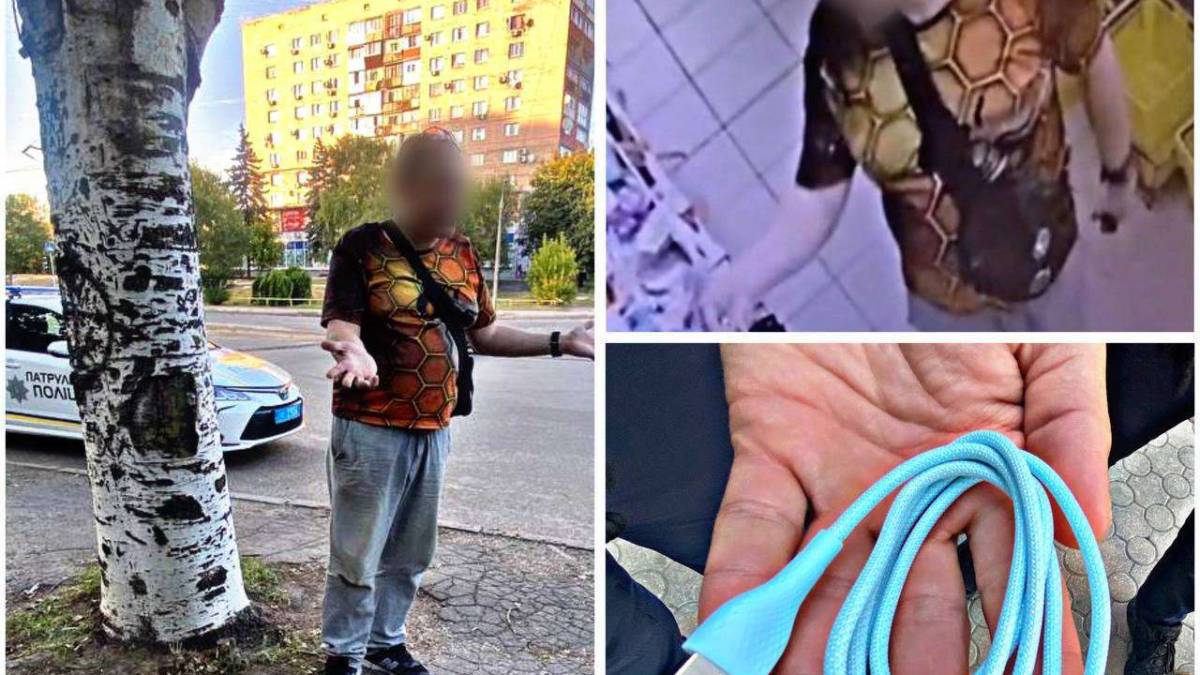 У Запоріжжі чоловік із газовим балончиком пограбував магазин