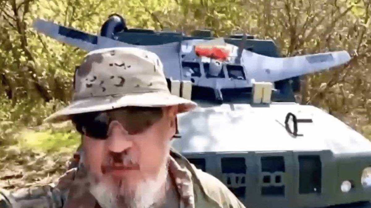 На Запорізькому напрямку наші військові знищили безпілотник «СКАТ-350М» — відео