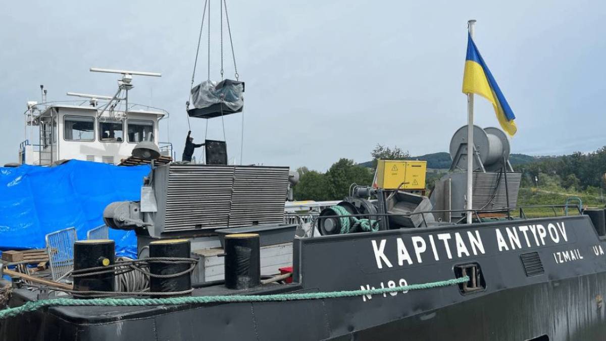 В Австрії завершили ходові випробування модернізованого українського судна Kapitan Antypov