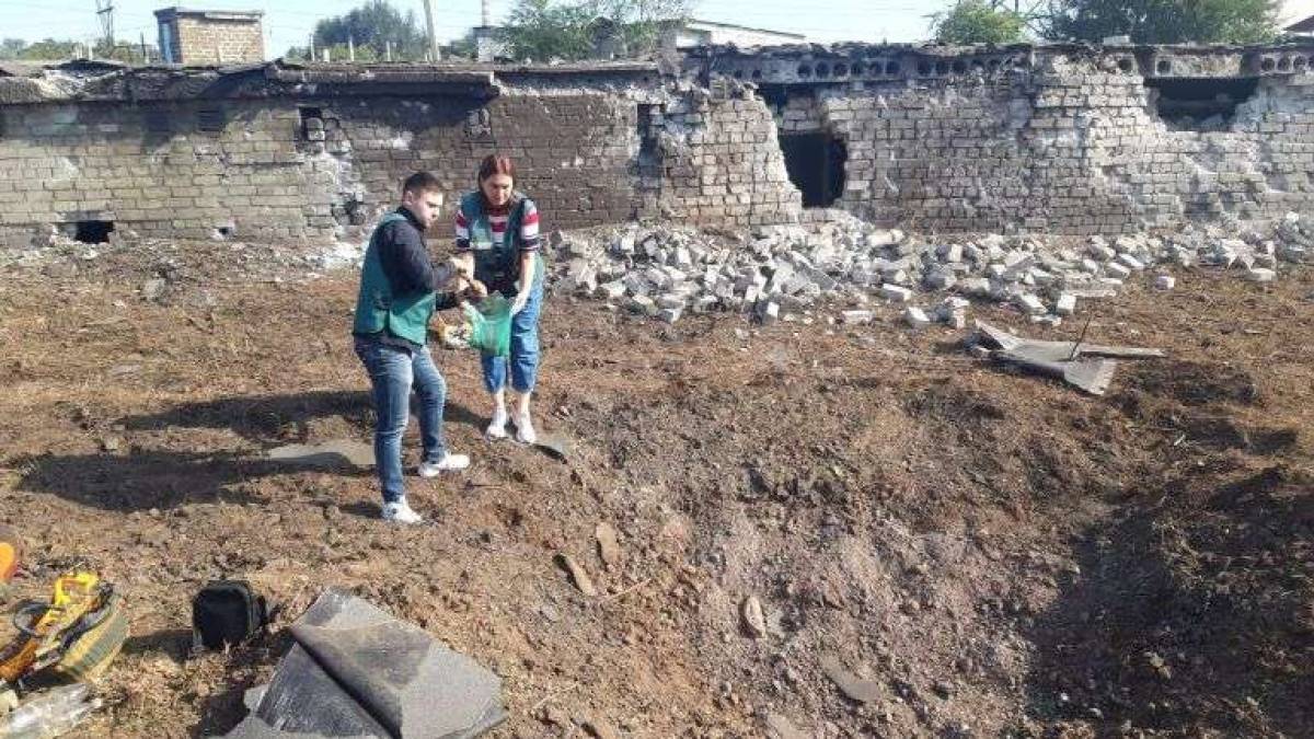 Запорізькі екологи перевірили місця влучання КАБів по Запоріжжю