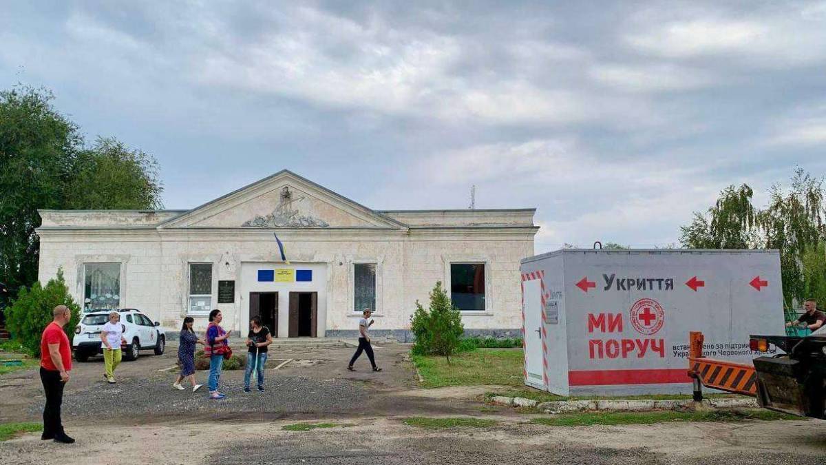 В громадах Запорізької області встановили мобільні укриття