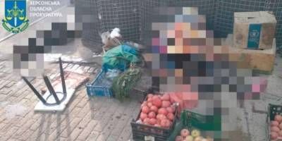 Обстріл ринку в Херсоні: наразі відомо про шістьох загиблих і шістьох поранених (оновлено)