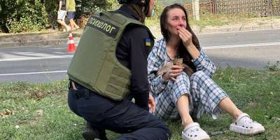 Відео ліквідації наслідків авіаудару по місту Запоріжжю
