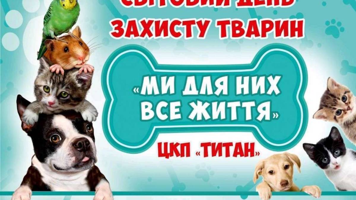 Мешканців Запоріжжя запрошують відзначити Всесвітній день захисту тварин