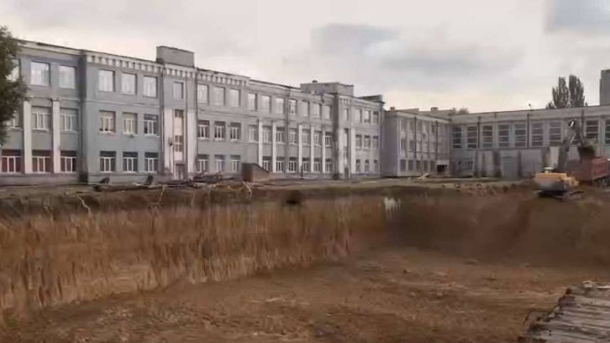 В Запоріжжі стартувало будівництво дев’ятої «підземної школи» – відео