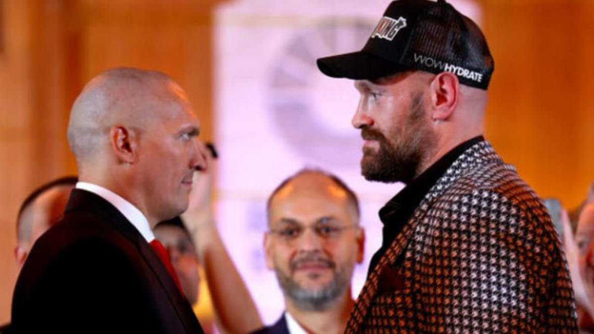 Усик та Ф’юрі провели дуель поглядів у Лондоні