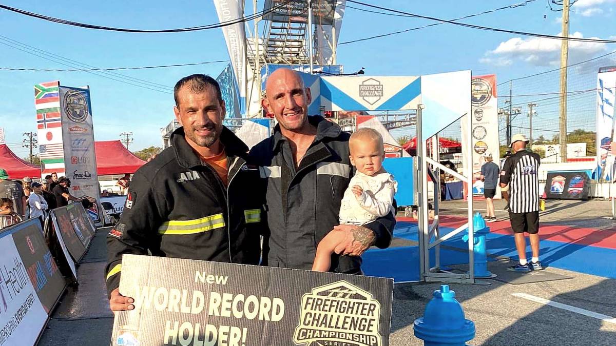 Український вогнеборець встановив світовий рекорд на Чемпіонаті світу рятувальників!