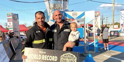 Український вогнеборець встановив світовий рекорд на Чемпіонаті світу рятувальників!