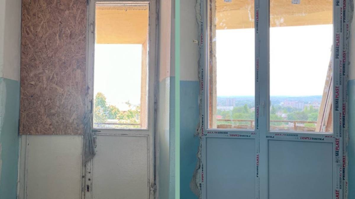 У Запоріжжі волонтери ремонтують гуртожитки, де живуть переселенці
