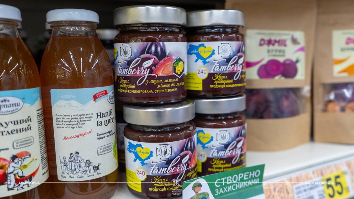 Ветеранська продукція з Запоріжжя з’явилася в українських супермаркетах 