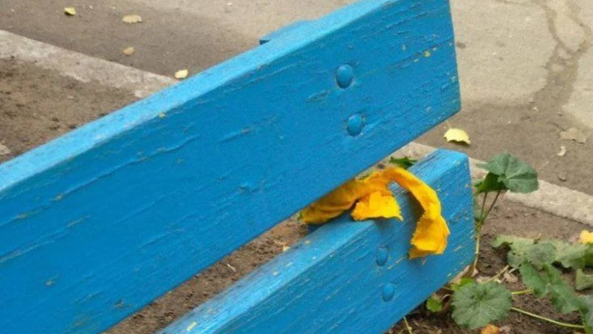 У Мелітополі активісти з руху «Жовта стрічка» залишили «автограф» під носом у окупантів