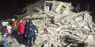 Один поліцейський загинув, 26 поранено внаслідок російського удару по місцю дислокації правоохоронців у Харков
