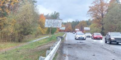 На Київщині частина російського БпЛА впала на трасу – ускладнений рух до Ірпеня