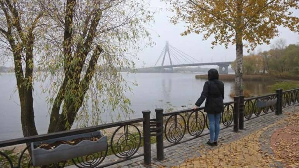 В Україні у п’ятницю, 8 листопада, подекуди невеликий дощ і туман, вдень переважно до +9°