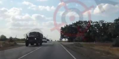 Біля Мелітополя партизани зафіксували пересування великої кількості техніки ворога