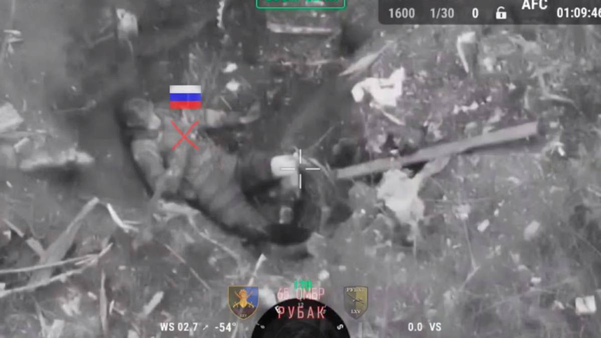 На Запоріжжі під Роботино поранений окупант зарізав себе ножем (відео)