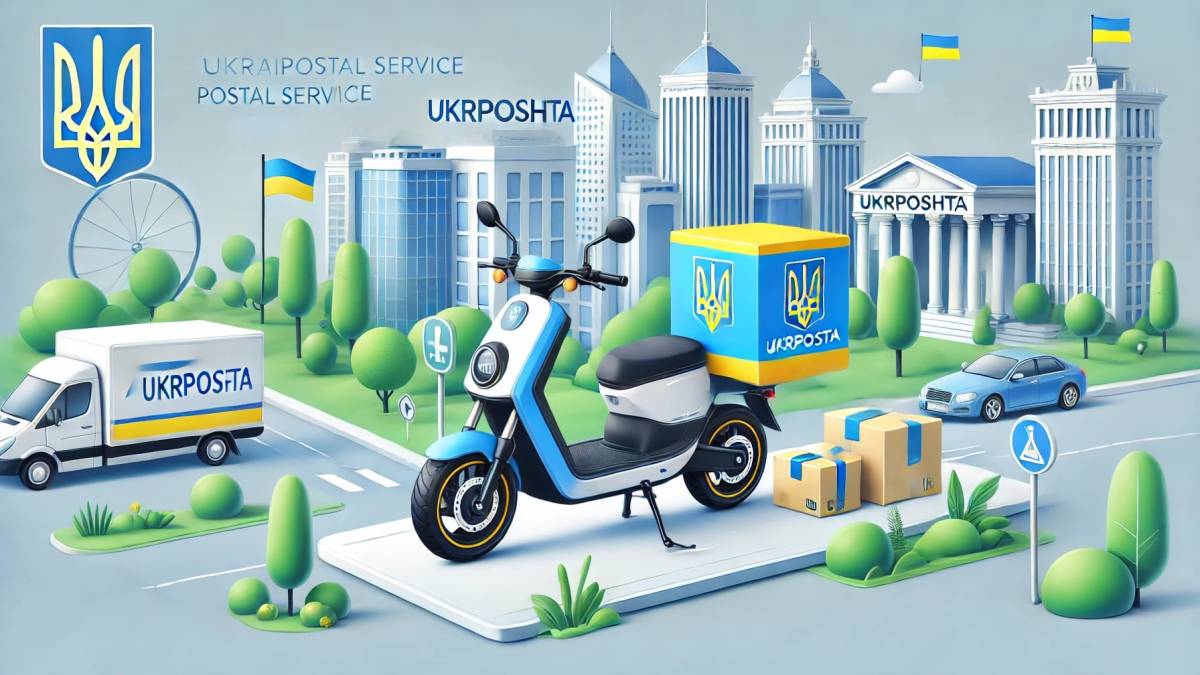 Укрпошта оголошує тендер на закупівлю 880 електроскутерів для кур’єрської доставки