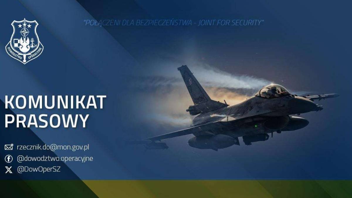 Польща підняла авіацію через ракетну атаку рф по Україні