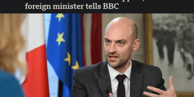 Жодних “червоних ліній” у підтримці України – міністр закордонних справ Франції