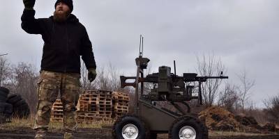 “Бойовий “Гном” – новий наземний дрон на озброєнні 65 бригади ЗСУ