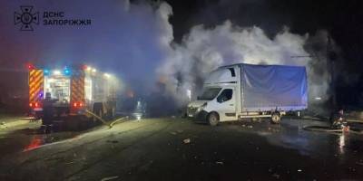 Рятувальники ліквідували пожежу в приміщенні СТО на площі 250 кв.м,