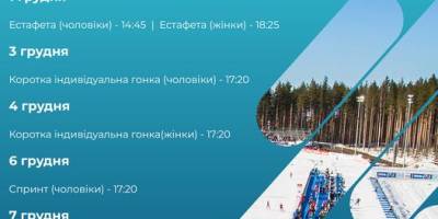 Україна назвала склад на жіночу коротку індивідуальну гонку Кубка світу з біатлону