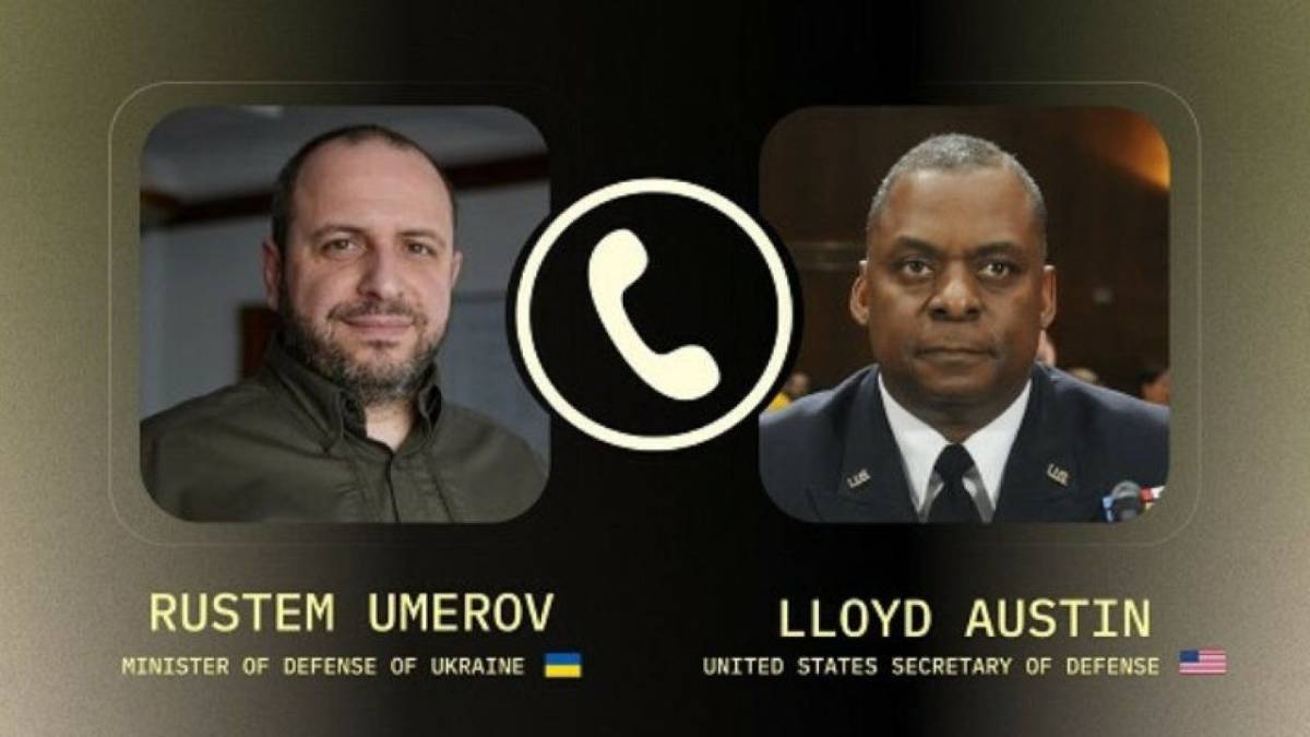 Умєров та Остін обговорили “останні події на полі бою та безпекову допомогу Україні з боку США”
