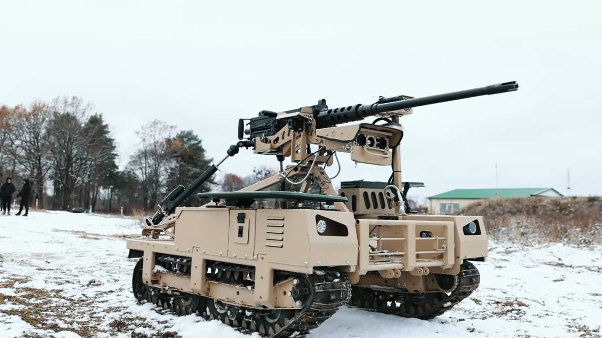 Український роботизований комплекс Droid TW з кулеметом Browning допущено до експлуатації