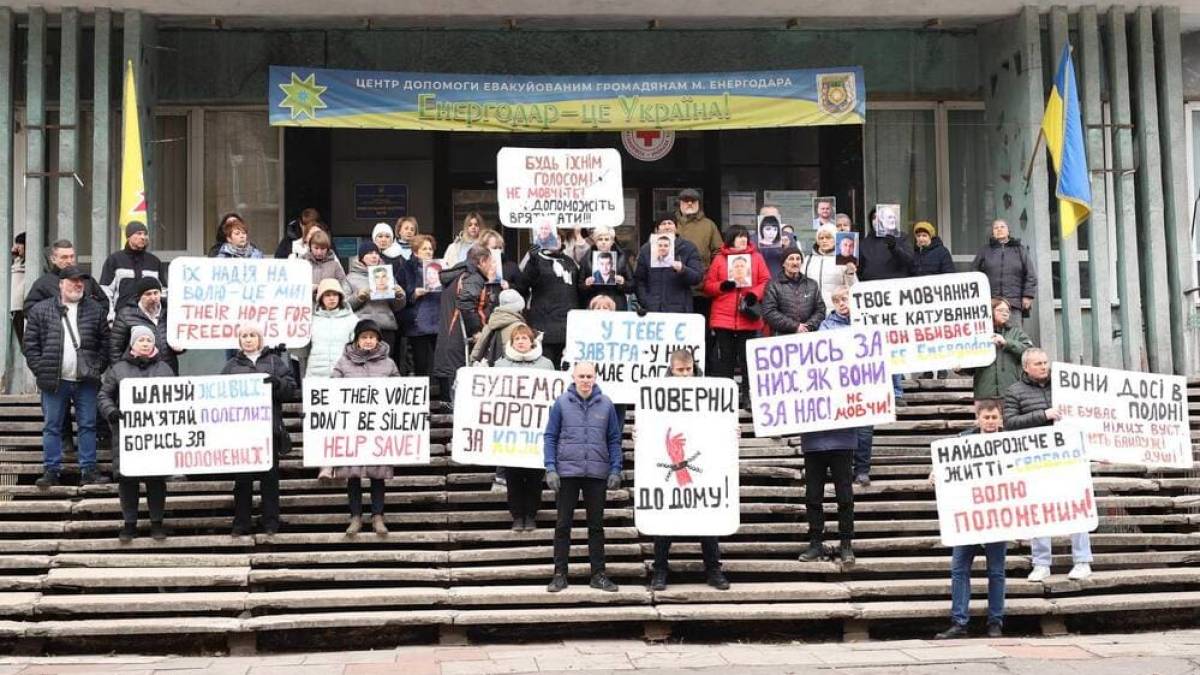 У російському полоні 12 цивільних мешканців Енергодара, зокрема працівники Запорізької АЕС