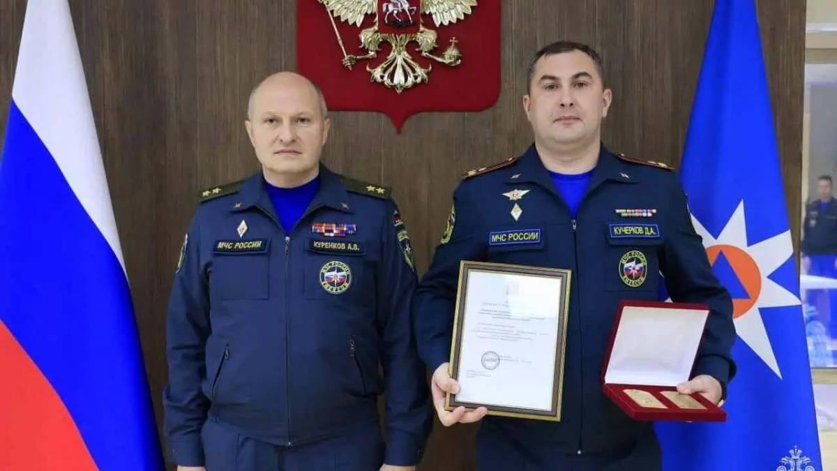 Голова окупаційного «МЧС Запорізької області» Дмитро Кучерков отримав від путіна генеральські погони