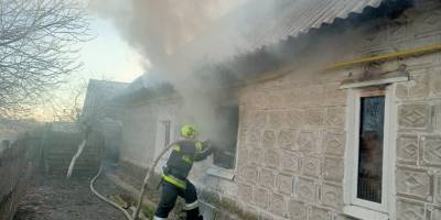 На Запоріжжі через несправний телевізор загорівся будинок