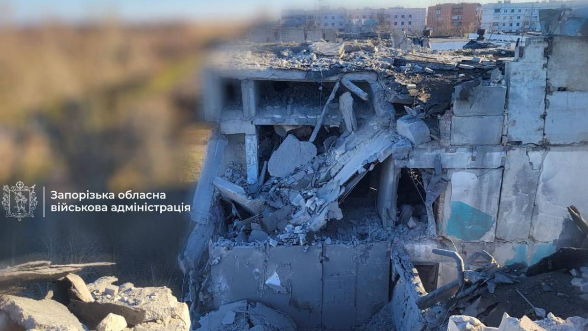 На Різдво окупанти обстрілювали Запорізьку область із усіх видів зброї