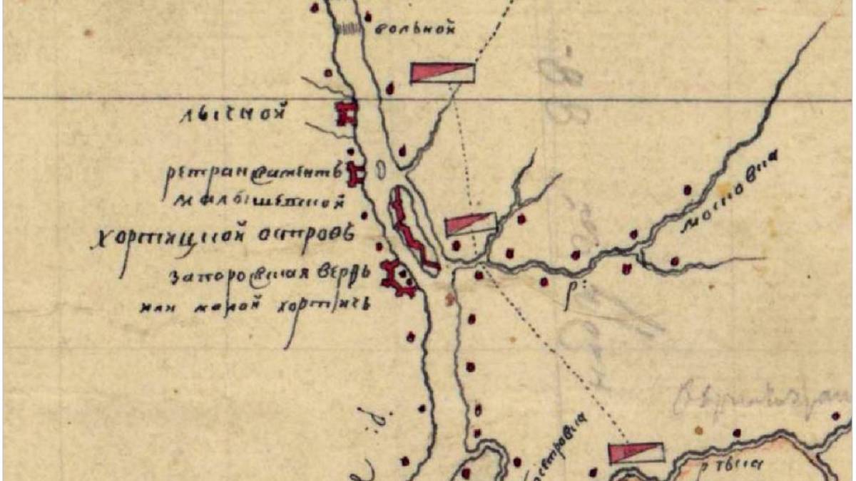 Запоріжжя козацьке на карті 1746 року