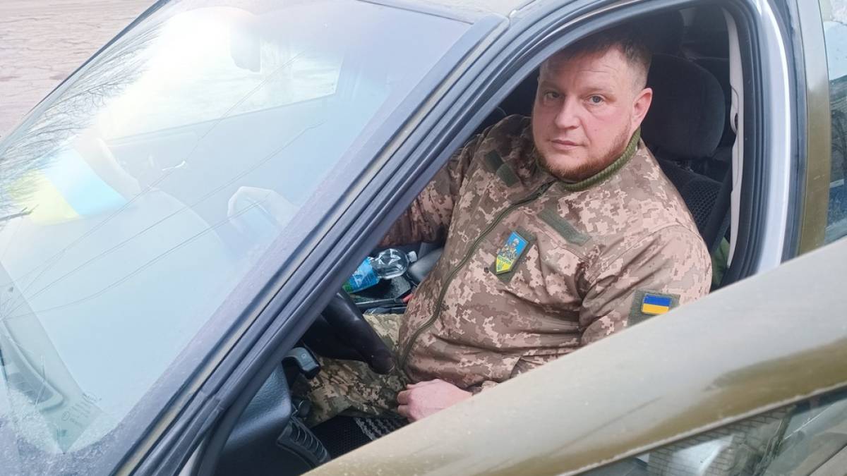 Фронтовий шофер із Запорізької області з позивним Кум: «Бажаю нам скорішої Перемоги»