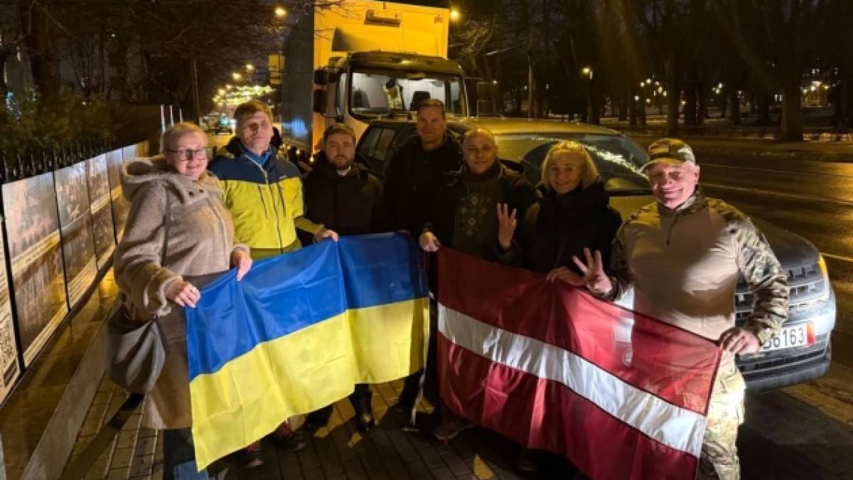 З Латвії відправили новий гуманітарний вантаж для захисників України