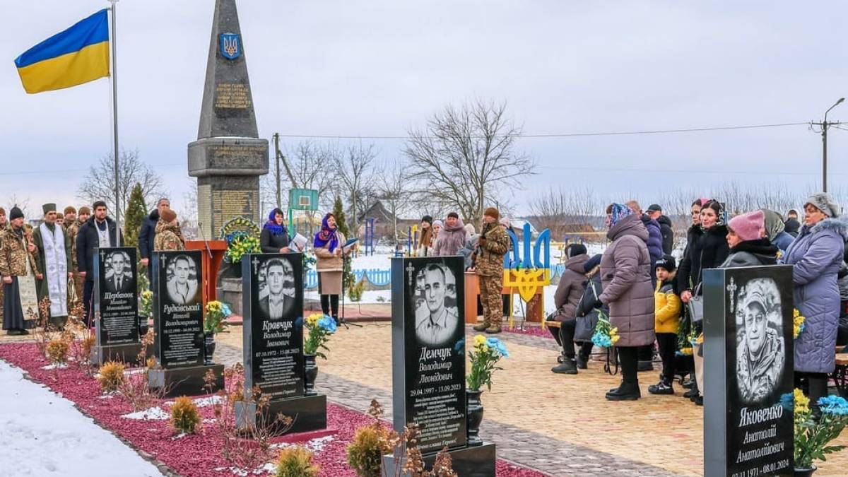 Пам’ять загиблого на Запоріжжі гвардійця увічнили у нього на батьківщині на алеї Героїв