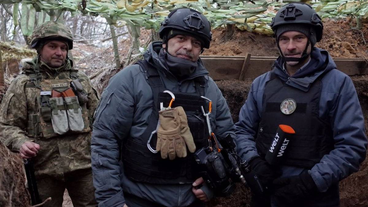 На позиціях бригади, яка захищає Запоріжжя, побували німецькі воєнкори