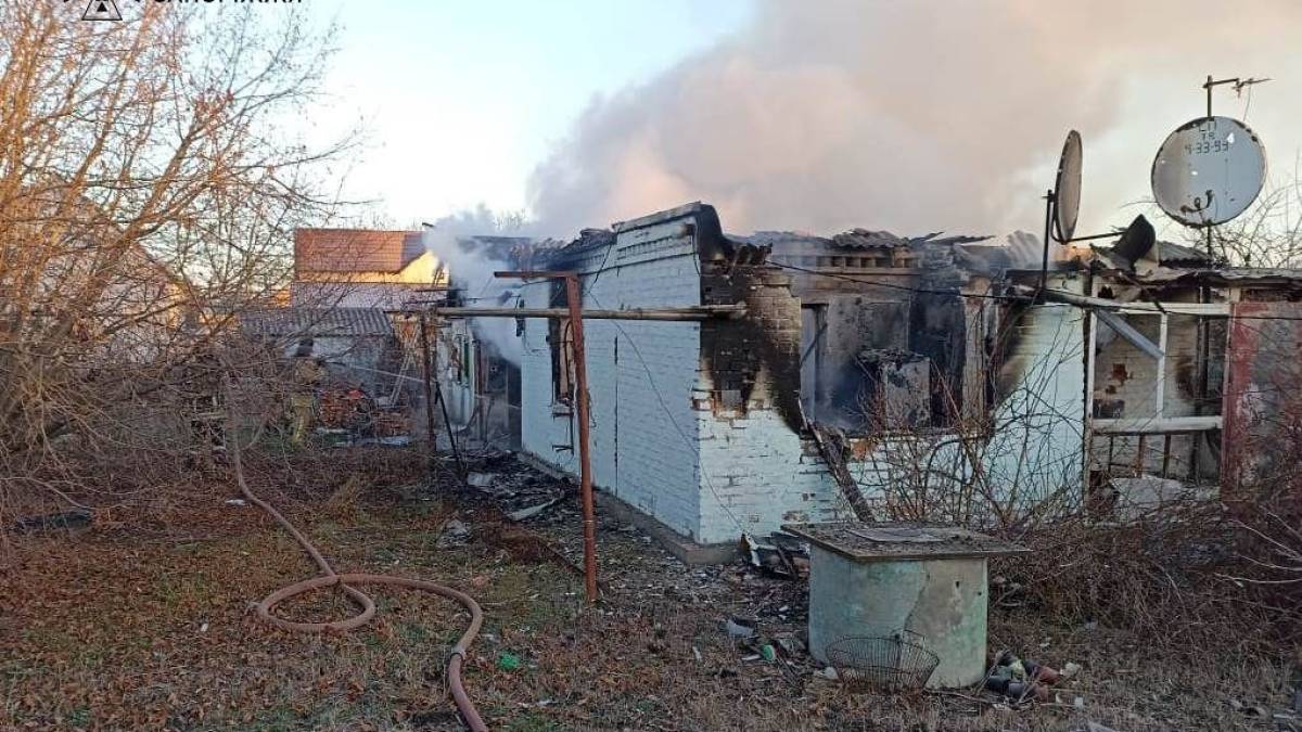 20 січня у результаті ворожих обстрілів виникла 1 пожежа