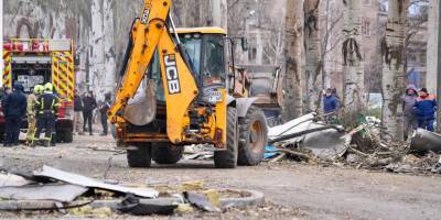 В Запоріжжі  зараз йдуть розбори завалів