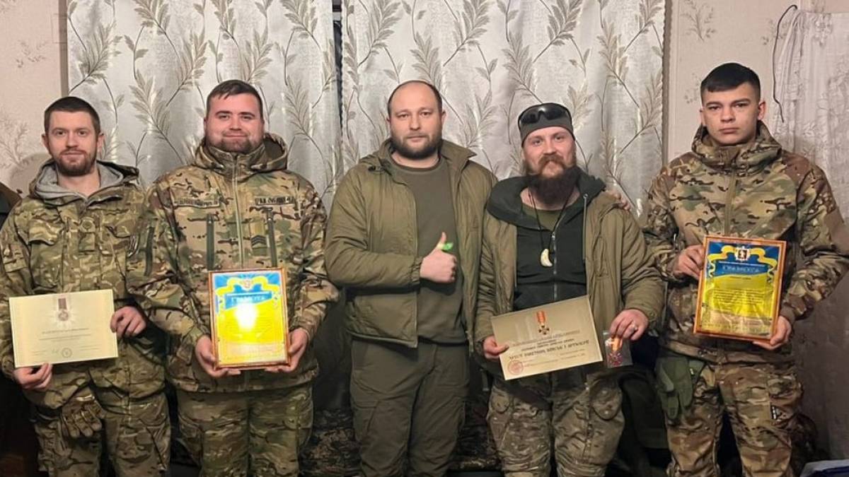 Бійцям Запорізької бригади ТрО вручили заслужені нагороди
